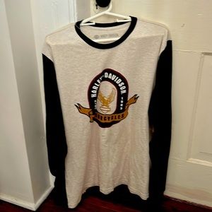 Harley Davison gear XL and never worn, LS t-shirt, lined jacket leather sleeves
